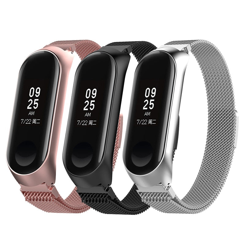 Smart Watch Strap Metal Stainless Steel Strap For Xiaomi Mi Band