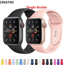 Load image into Gallery viewer, Strap For Apple Watch band pulseira apple watch 4 5 3 band 44mm/40mm iwatch band 5 4 42mm 38mm correa Bracelet watch Accessories